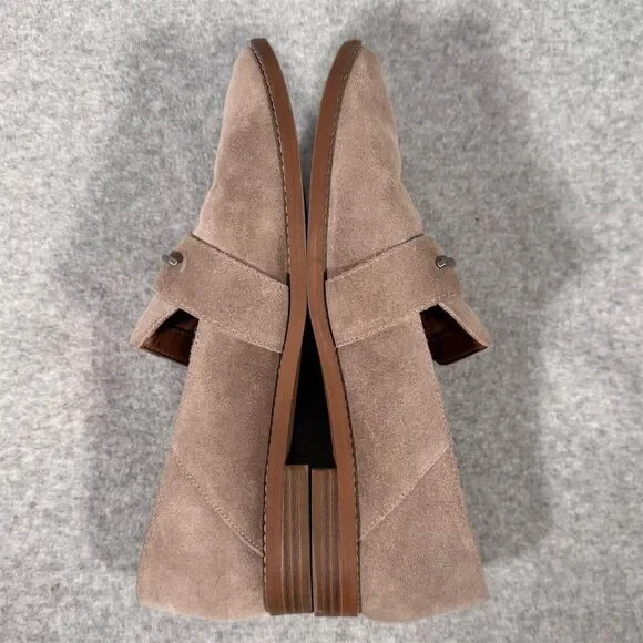 Franco Sarto Women's Beige Suede Loafers Size 9M Casual Shoes - Picture 9 of 11